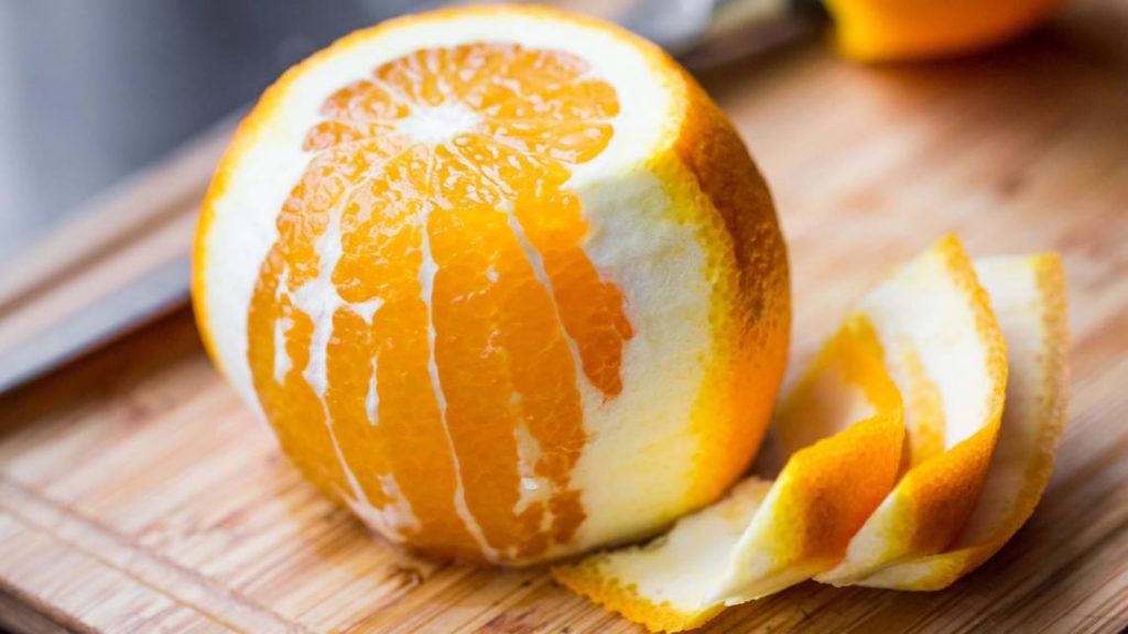 arance buccia non edibile