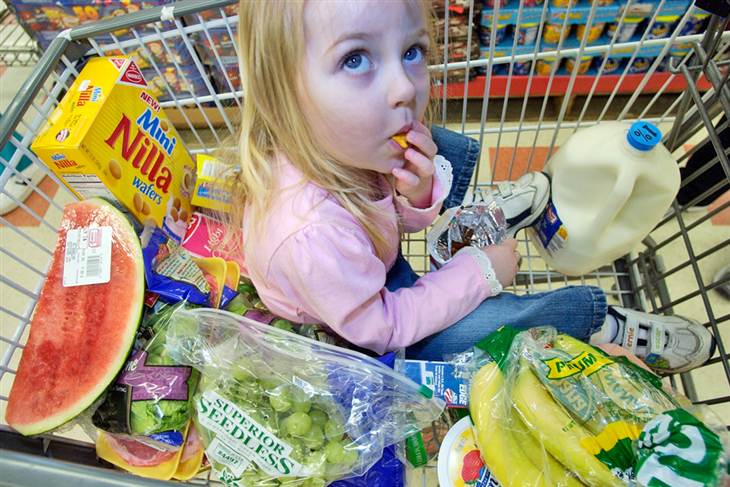 Corso di nutrizione: bambini al supermercato