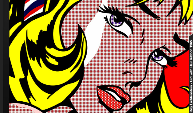 Roy Lichtenstein-blonde